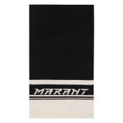 Isabel Marant Stilren Bomullsblandad Vinterscarf Black, Herr