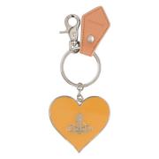 Vivienne Westwood Hjärta Orb Nyckelring Orange, Dam