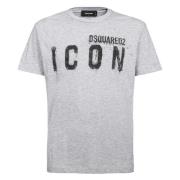 Dsquared2 Stilren T-shirt Art S79Gc0040 Gray, Herr