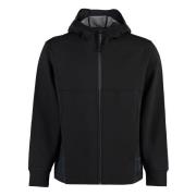 C.p. Company Teknisk Full Zip Hoodie Black, Herr