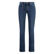 Paul & Shark Slim Fit Jeans med Logo Charm Blue, Herr