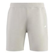 K-Way Bomull Bermuda Shorts med Logo Patch Beige, Herr