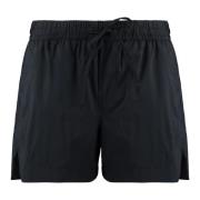 Canada Goose Nylon Shorts med Baklogo Patch Black, Dam