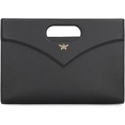 MCM Diamant Läder Tote Black, Dam