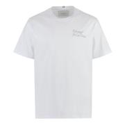 Les Deux Kabangu X Tryckt bomullst-shirt White, Herr