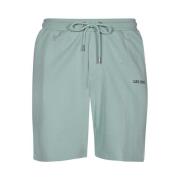 Les Deux Bomulls Bermuda Shorts med sidofickor Blue, Herr