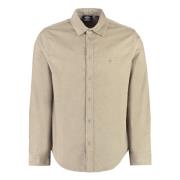 Dickies Corduroy Skjorta med avslappnad passform Beige, Herr