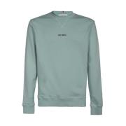 Les Deux Bomull Crew-Neck Sweatshirt Blue, Herr