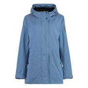 Canada Goose Teknisk Windbreaker med Justerbar Midja Blue, Dam