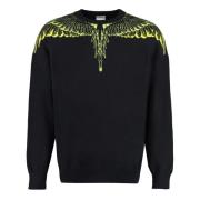 Marcelo Burlon Icon Wings Crew-neck Sweater Black, Herr