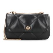 Tory Burch Quiltad Läder Mini Crossbody-väska Black, Dam