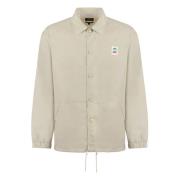 A.p.c. Techno Fabric Jacka med Elastiska Manschetter Beige, Herr