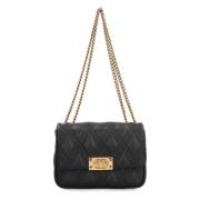 Valentino Quiltie Läder Axelväska Black, Dam