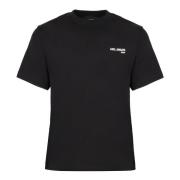 Axel Arigato Bomull Logo T-shirt Black, Herr