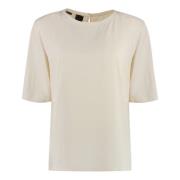 Pinko Silkesblandning Blus Beige, Dam