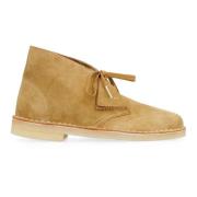 Clarks Klassiska Mocka Ökenstövlar Beige, Dam