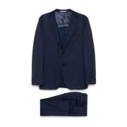 Corneliani Blå Eleganta Klänningar Blue, Herr