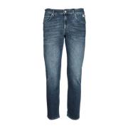 Roy Roger's Blå Bomull Slim-Fit Jeans Blue, Herr