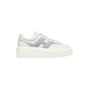 Hogan Blå Sneakers med Platåsula White, Dam