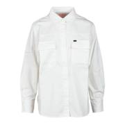 Sun68 Stilren Bomull Tencel Jacka White, Dam