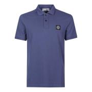 Stone Island Slim Fit Polo Shirt Blue, Herr