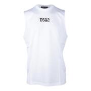 Dsquared2 Tshirt White, Herr