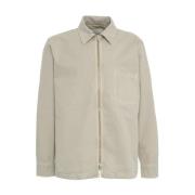 Closed Grå Overshirt med Skjortstil Krage Gray, Herr