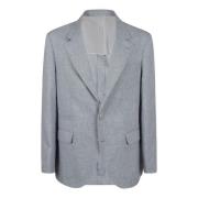 Brunello Cucinelli Dammsuit Jacka Blue, Herr