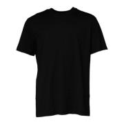 Dolce & Gabbana Svart Bomull Crew Neck T-shirt Black, Herr