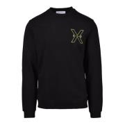 Richmond X Sweatshirt i Bomull-Polyester Blandning Black, Herr