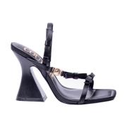 Versace Jeans Couture Kirsten Sandal - Svart Högklackad med Prydnadsro...