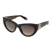 Roberto Cavalli Stiliga solglasögon Src017M Black, Unisex