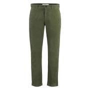 Department Five Corduroy Chino Byxor med Fickor Green, Herr