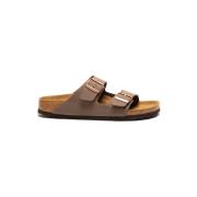 Birkenstock Arizona Mocca Sandaler Beige, Herr