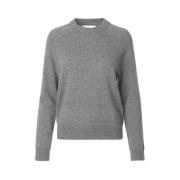 Samsøe Samsøe Boston o-neck 6304 Knitwear Gray, Dam