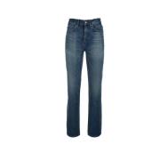 Celine Klassiska Denim Jeans för vardagsbruk Blue, Dam