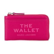 Marc Jacobs Stilren Fuchsia Läder Plånbok Pink, Dam