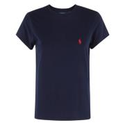 Polo Ralph Lauren Avslappnad Bomull T-shirt Blue, Dam