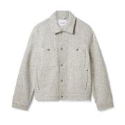 Axel Arigato Wyn Bouce Overshirt White, Herr