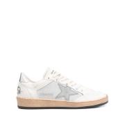 Golden Goose Glitter Läderstjärna Klackskor Beige, Dam