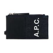 A.p.c. Denim Korthållare Axelle Blue, Herr