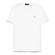 Dsquared2 Stilig Cool Fit Tee Shirt White, Herr