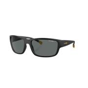 Arnette Dynamiska polariserade wraparound solglasögon Black, Unisex