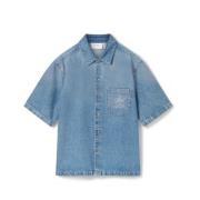 Axel Arigato Shore Deni Shirt Blue, Herr