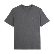 Eden Park Kortärmad Pima Bomull T-shirt Gray, Herr