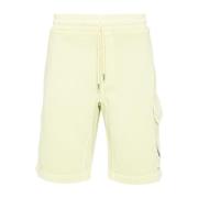 C.P. Company Ikonisk Linsdetalj Cargoshorts Green, Herr