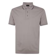 Emporio Armani Klassisk Polo Tröja för Män Gray, Herr