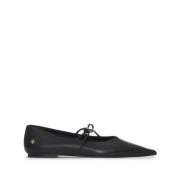 Anine Bing Nikki Ballerina Flats Skor Black, Dam