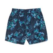 Versace Jeans Couture Barocktryck Blå Underkläder Shorts Blue, Herr