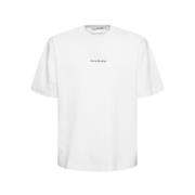 Acne Studios Vit stämpellogot-shirt White, Herr